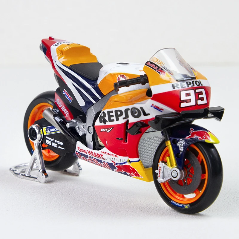 Maisto 1:18 NEW 2021GP Racing Repsol Honda Team MARQUEZ #93 #44 ESPARGARO alloy motorcycle Model collection gift toy