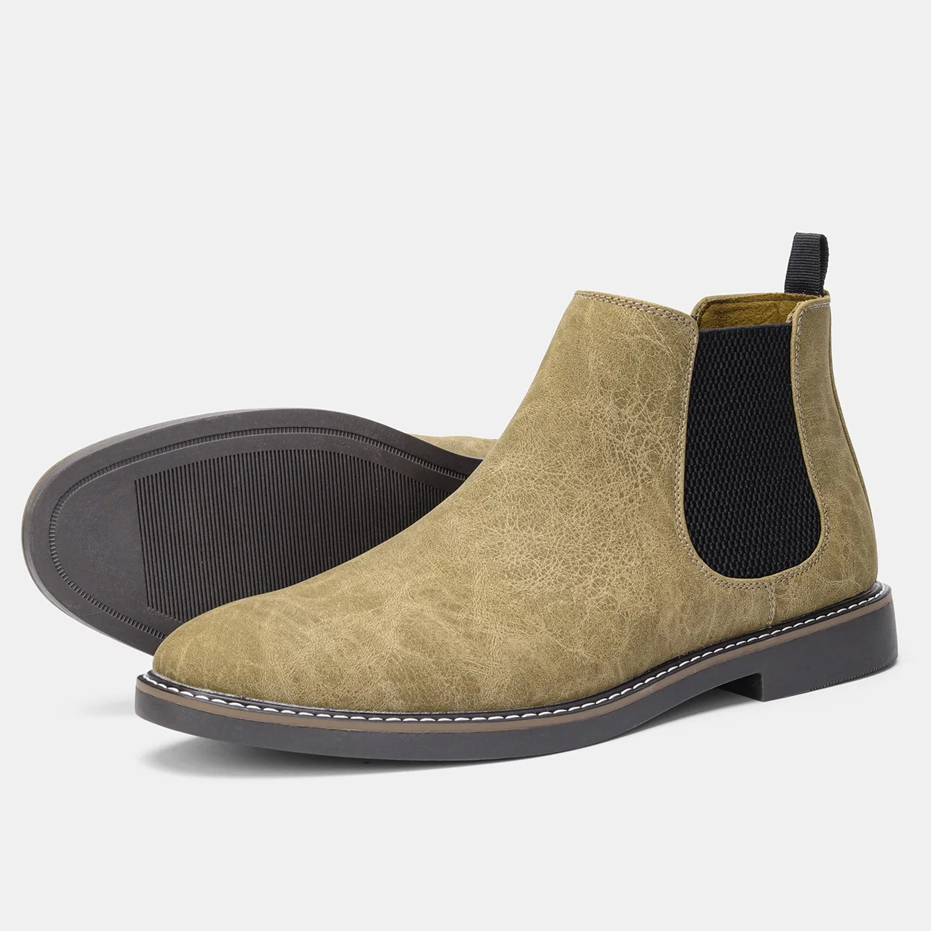 Chelsea boots men brand 2024 comfortable fashion ankle Men Boots