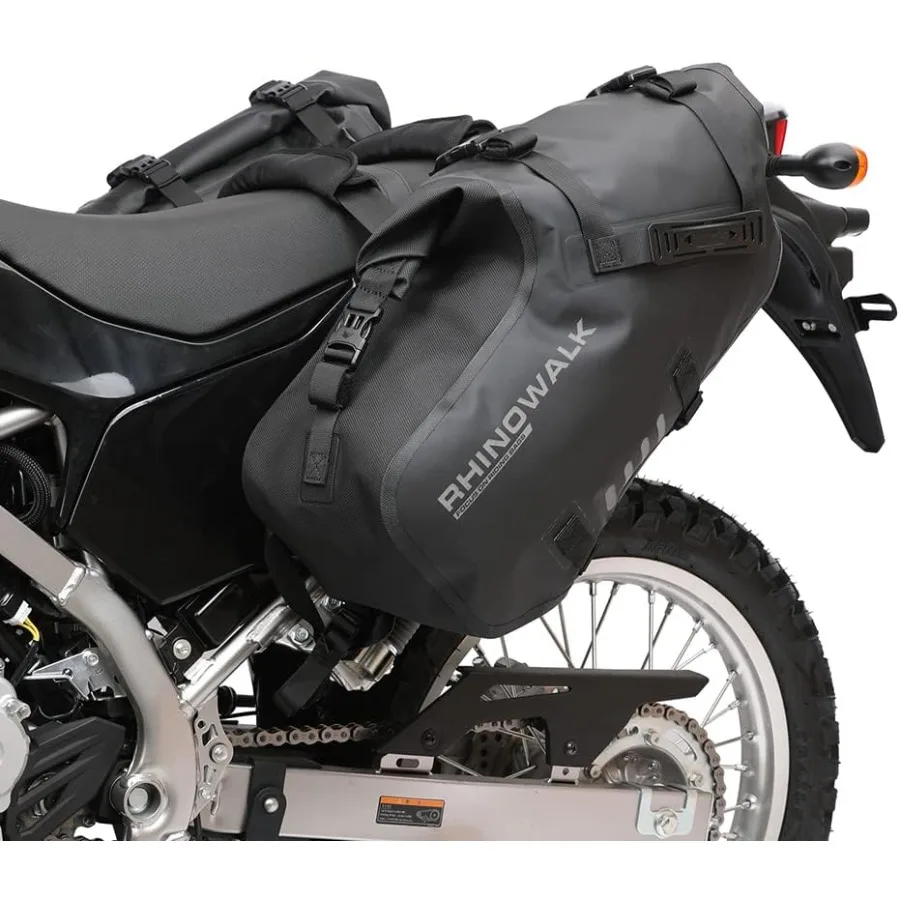 

Motorcycle Saddle Bags Waterproof AntiVibration Motor Side Bags Shoulder Bag Motorbike Panniers 18L 9L2 for Most Adventure and