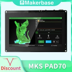 Makerbase MKS Pad7 capacitive smart display 7.0 inch Android Pad 3D printer parts gcode visualizer online slice remote printing