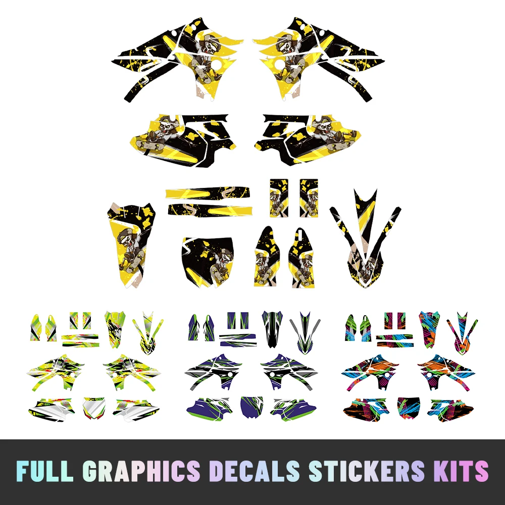 

Полный комплект графических наклеек для мотоцикла Yamaha YZ450F YZ 450F YZF 450 2010-2013, полный набор стикеров