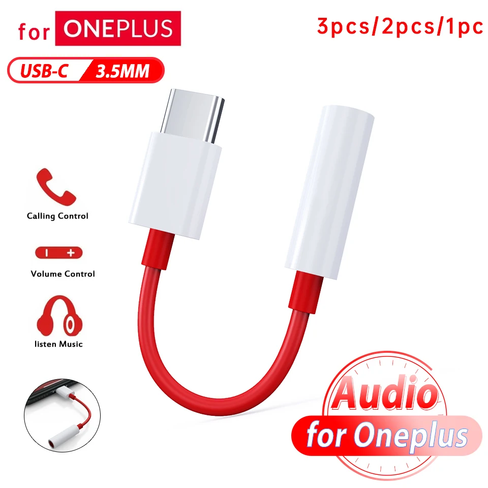 For Oneplus Usb Type C To 3 5 MM Jack Audio Cable One Plus 10T 10 Pro Nord 2T 5G 9 Oppo Realme Usbc Jack Aux Headphone Adapter