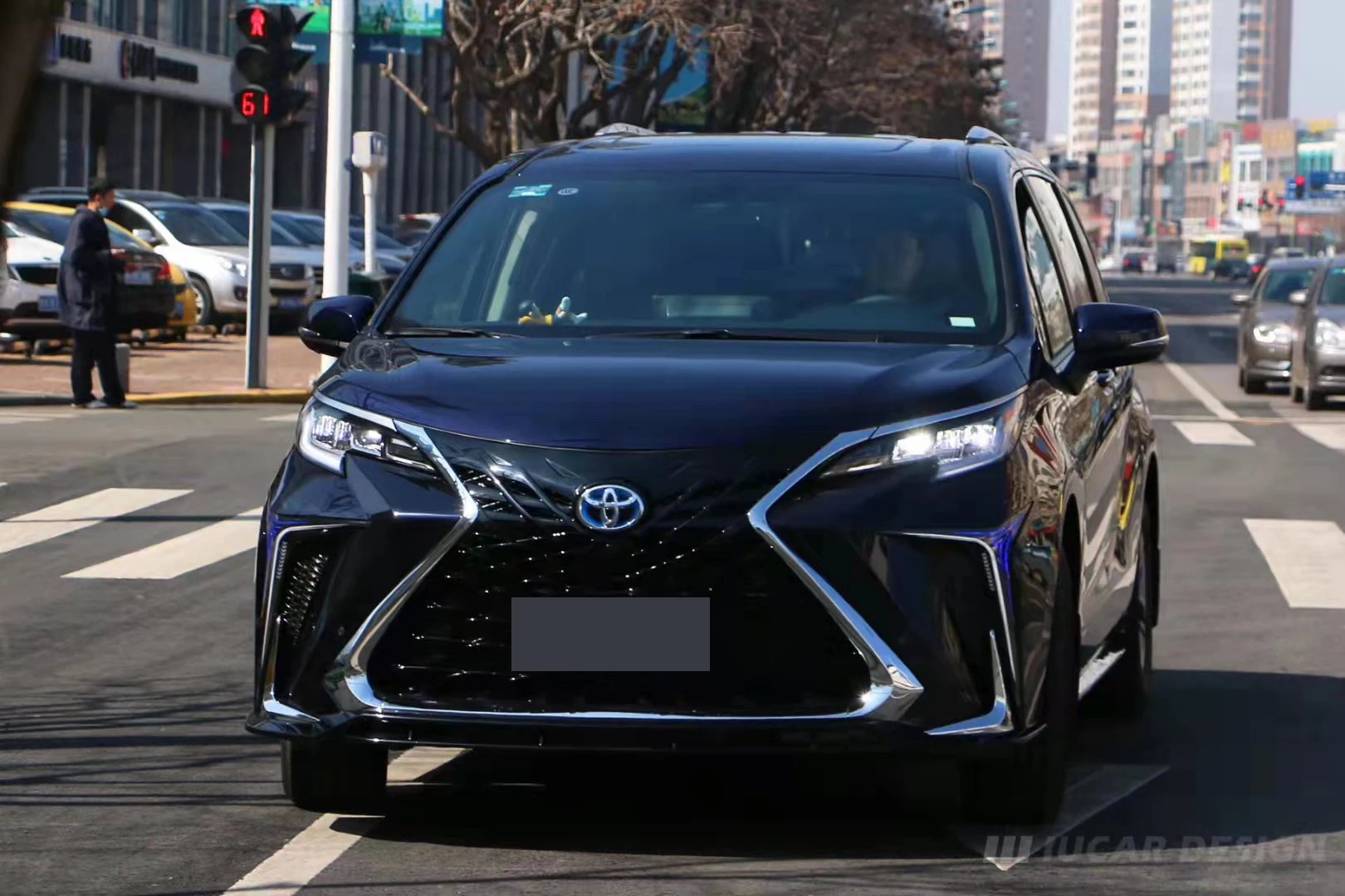 For 2020-2022 Toyota Sienna Upgrade Dream Drama Style Body Kits Front Bumper Grille Front Lip Rear Lip Perfect Fitment - Image 5
