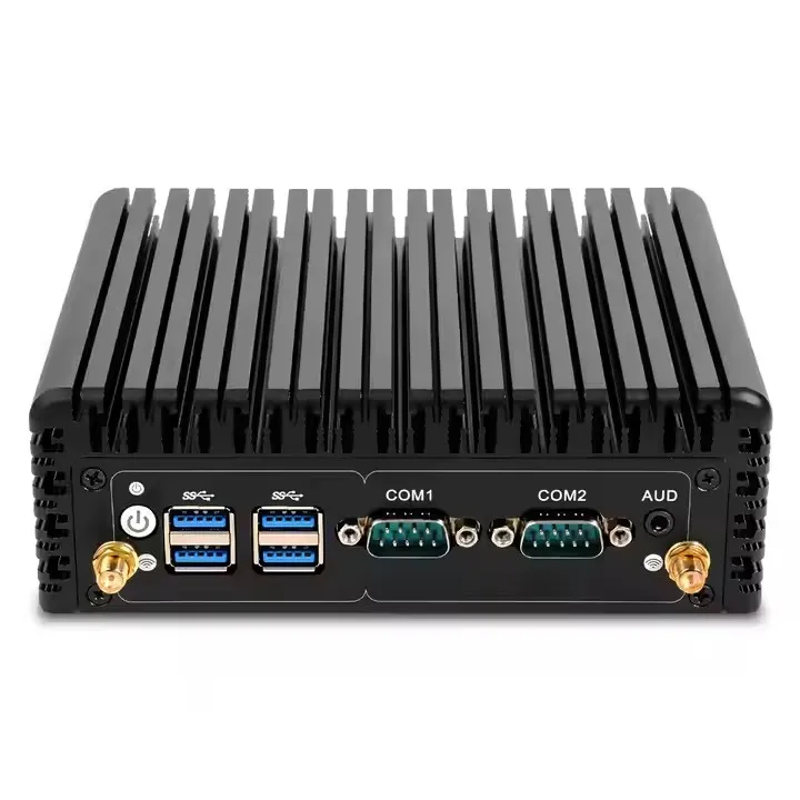 I3-5005U كمبيوتر مكتبي صغير مزدوج LAN وWIFI كمبيوتر أعمال بدون مروحة مع قابس الاتحاد الأفريقي والولايات المتحدة منتج جديد #1