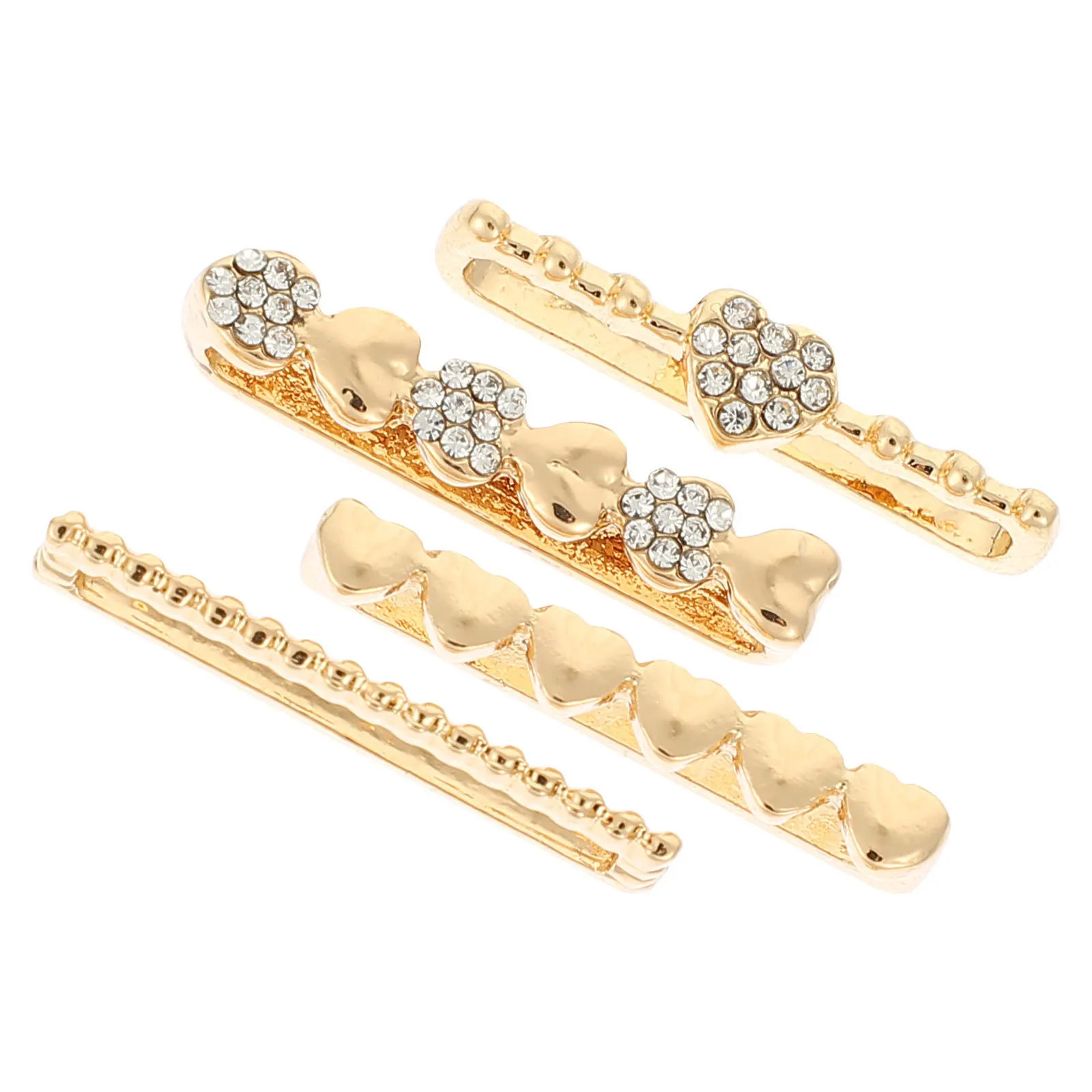 

4Pcs Watchband Ring Decorative Charms Zinc Alloy Durable Stylish Watch Strap Ornament Smartwatch Band Accessory