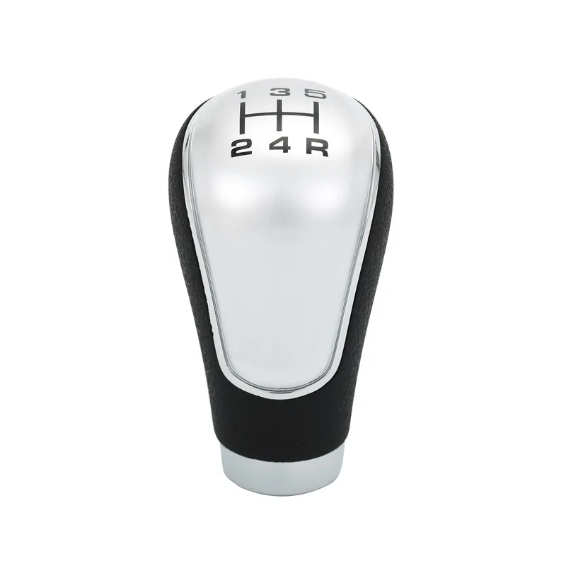 For Mazda 10mm Threaded Car Shift Ball Silver 5/6 Gear Shift Head Universal Shift Knob