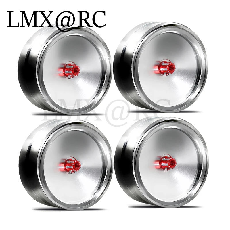 4pcs Metal 1.9" Retro Beadlock Wheel Hub Rim for 1/10 RC Car Crawler Axial SCX10 Traxxas TRX4 RC4WD D90 Redcat Gen8