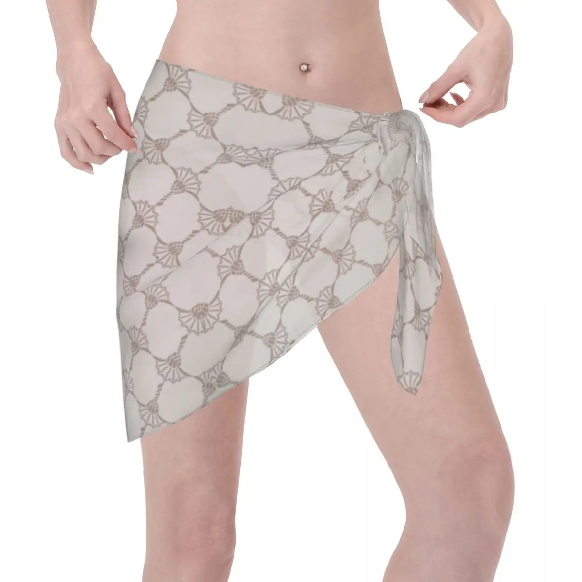 Copricostumi per costumi da bagno J-joops Patten personalizzati Sarongs corti stampati Copricostumi per costumi da bagno Copricostumi trasparenti Sarong Beach Wrap