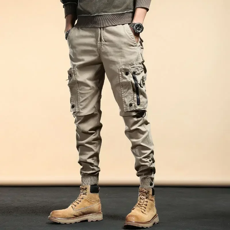 

Men’s Light Luxury Outdoors Tactical Jeans,Wear-proof Military Style Multi-pockets Cargo Pants,Army Fans Slim-fit Casual Pants;