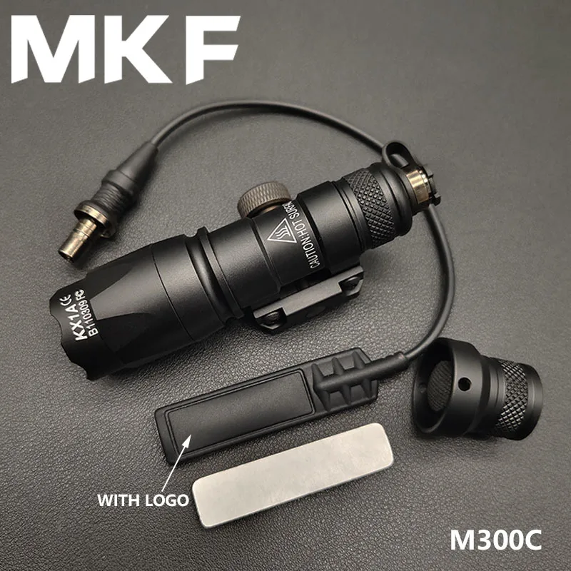 Tactical SF M300 M300A M600C Surfire Scout Light M600 Flashlight Airsoft Rifle Hunting Field LED Weapon Lights Sight 20MM Rail