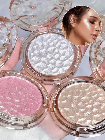 High gloss powder gloss glitter highlight contour palette natural gloss contour concealer lasting light