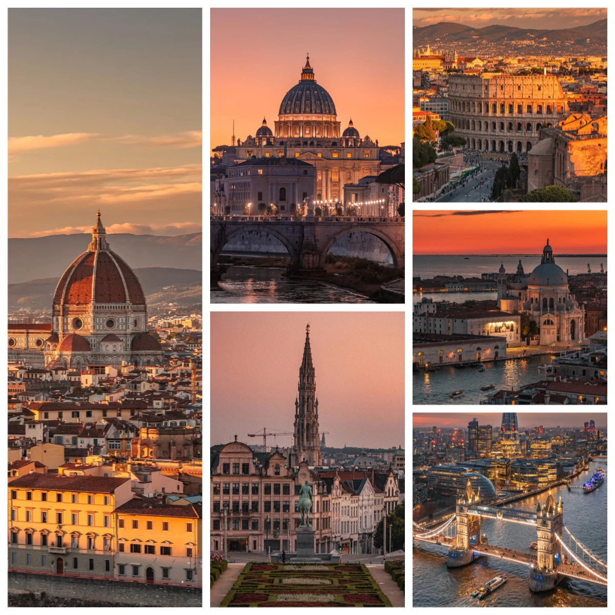 

500/1000 Pcs Jigsaw Puzzle Florence Cathedral Sunset Educational Toy for Kids Children 's Games Christmas Gift