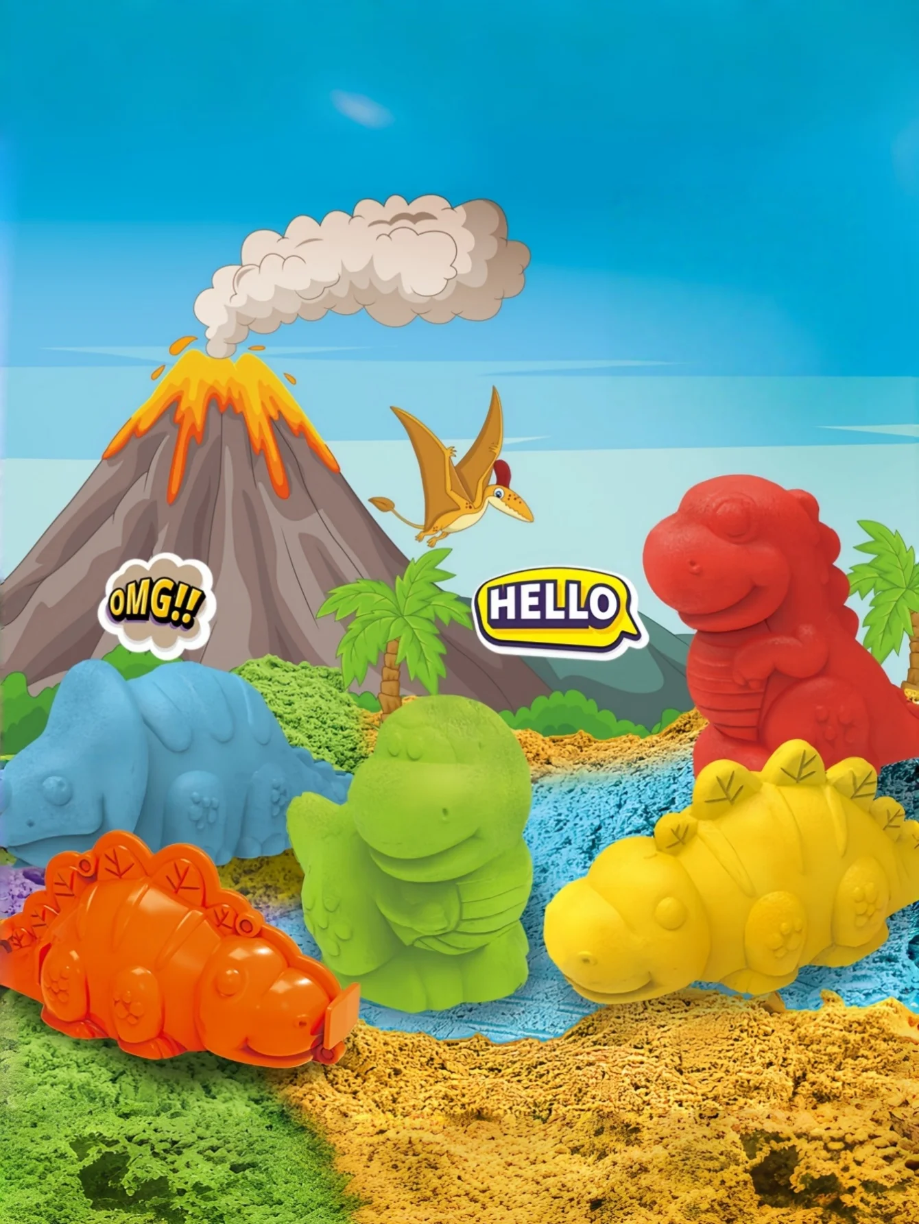 1/2 caixas jogar conjunto de areia 150g de brinquedos de areia kit de areia mágica 2 moldes de design atividades de argila artes e ofícios alívio do estresse brinquedo presente