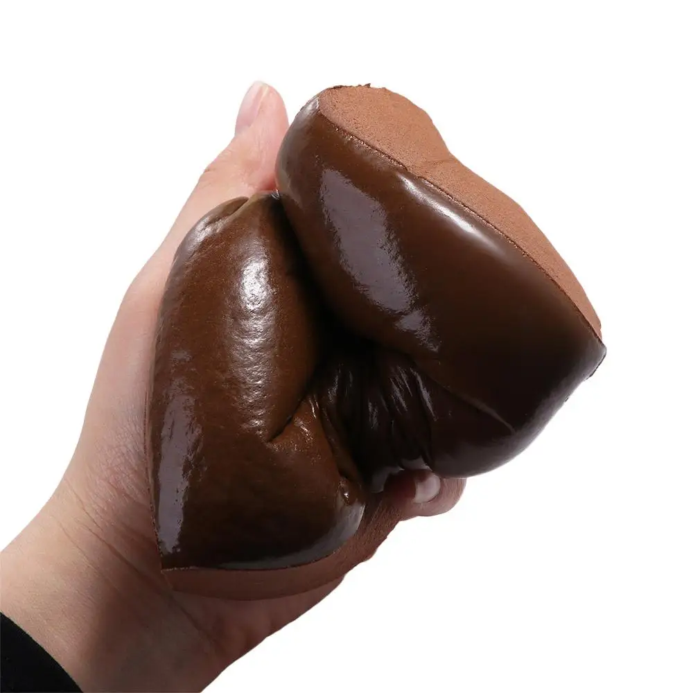 لطيف بو الخبز ضغط لعبة الخبز كعكة كعكة انتعاش بطيء لعبة الكرتون الغذاء الغذاء قرصة الموسيقى لعب ألعاب أطفال