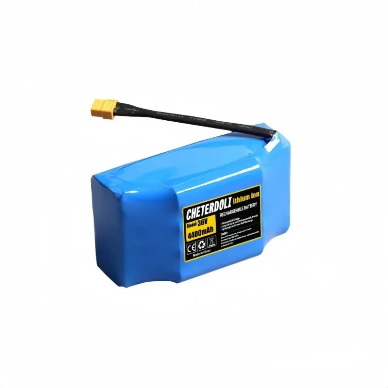 36V 10s2p Rechargeable Lithium Battery Pack (12Ah/9.8Ah/6.8Ah4.4Ah) for Self-balancing Electric Scooters Unicycles Hoverboards
