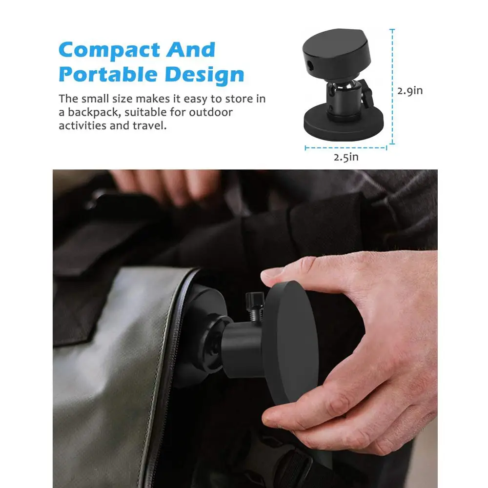 Para starlink mini 2024 ângulo ajustável ventosa montagem temporária telhado carro superfície lisa montagem para starlink mini acessório