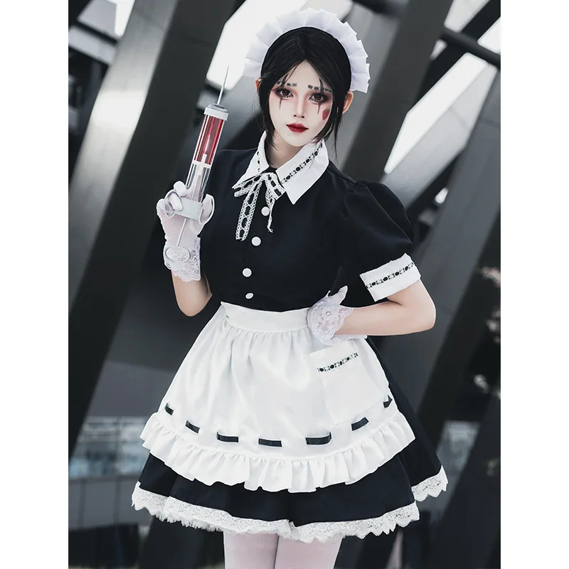 

Fifth Personality Doctor Emily Cos Uniform Cosplay Nurse Maid Banquet Maid Cosplay Uniform Maid Outfit