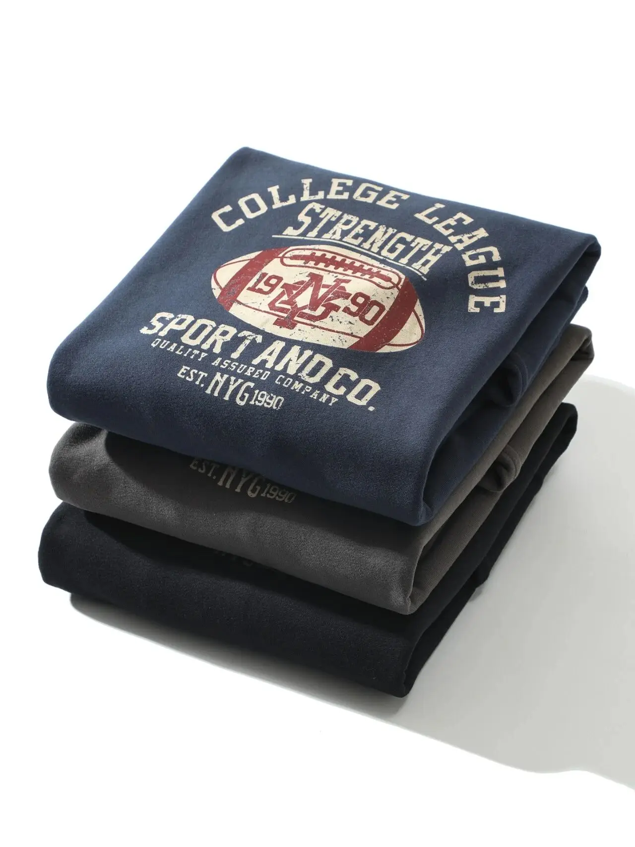 

Tech Cotton Fce Hoodie Sweatirt Men's Casual round Ne Print Warmth Inner Liner Mixed Fabric Breathable Autumn Winter