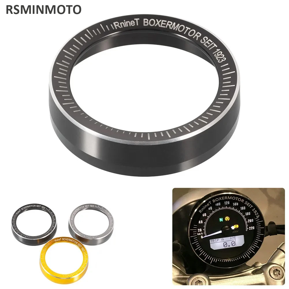 

For BMW R Nine T R9T 2016-2019 2018 2017 Motorcycle Speedometer Bezel Gauge Ring Tachometer Trim Cover CNC Aluminum