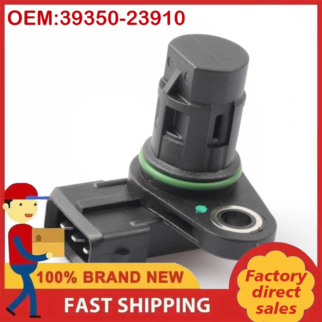 

Датчик положения распределительного вала двигателя 39350-23910 для Hyundai Elantra 2004-2014 Tiburon 2004-2008 Kia Soul 2010-2015 Forte 2014