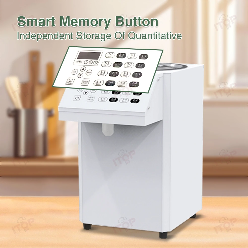 STLW JW آلة كمية الفركتوز الأوتوماتيكية بالكامل الدقة التجارية 16 خلية الكمية متر آلة الفركتوز الحليب الشاي