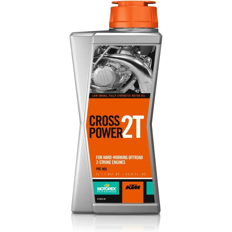 

Высокопроизводительное масло двигателя Motorex Cross Power 2T, 10 упаковок, 1,0 л, для высокоскоростных гонок на мотоциклах и внедорожных езды, идеально подходит для экстра
