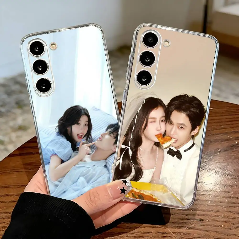 Capa de telefone Speed ​​and Love Jin Zhao Jiang Mu He Yu para Samsung Galaxy A71, A70, A52, A51, A40, A30, capa transparente