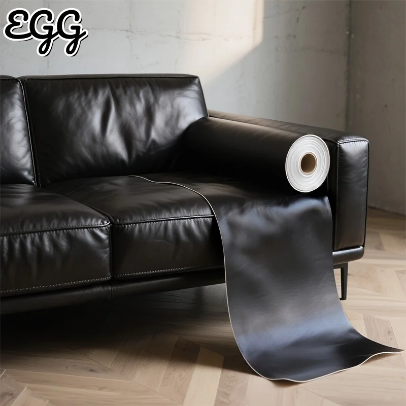 

Black Self Adhesive Leather Patch Repair Kit for Car Seat Strong Stickiness Vinyl Leather for Office Chairs Couch Sofa Luggage