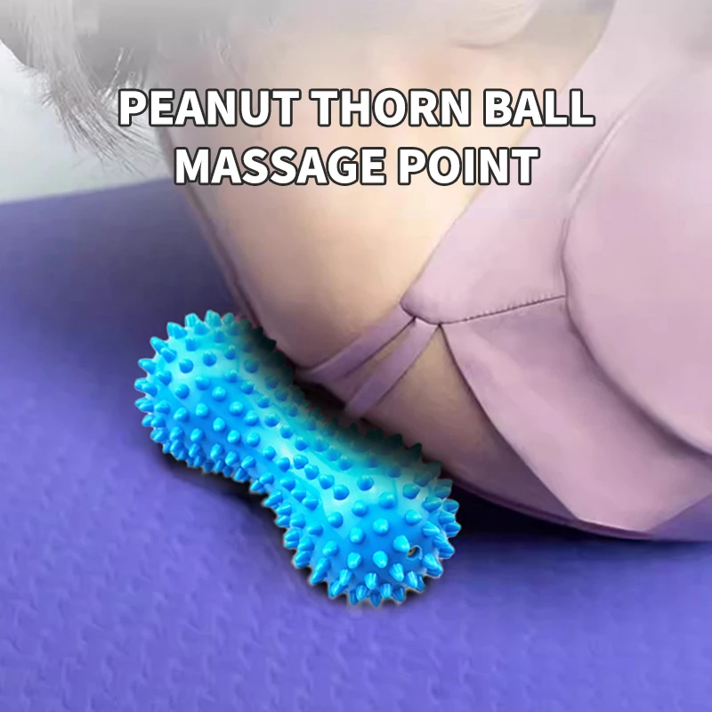 Spiky Massage Ball Hard Spiky Massage Ball Roller Set Professional Physical Therapy Massage Balls for Myofascial Release Trigger