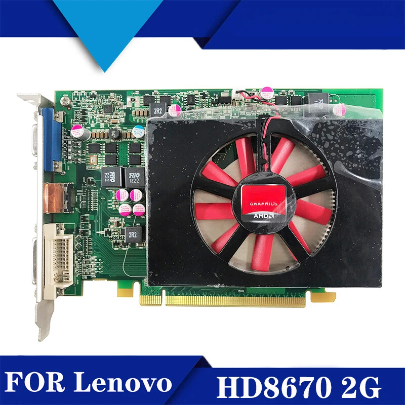 A+ For Lenovo HD8670 2G Graphics Card 11201702 VGA++DVI Pcie-16x Graphics Card