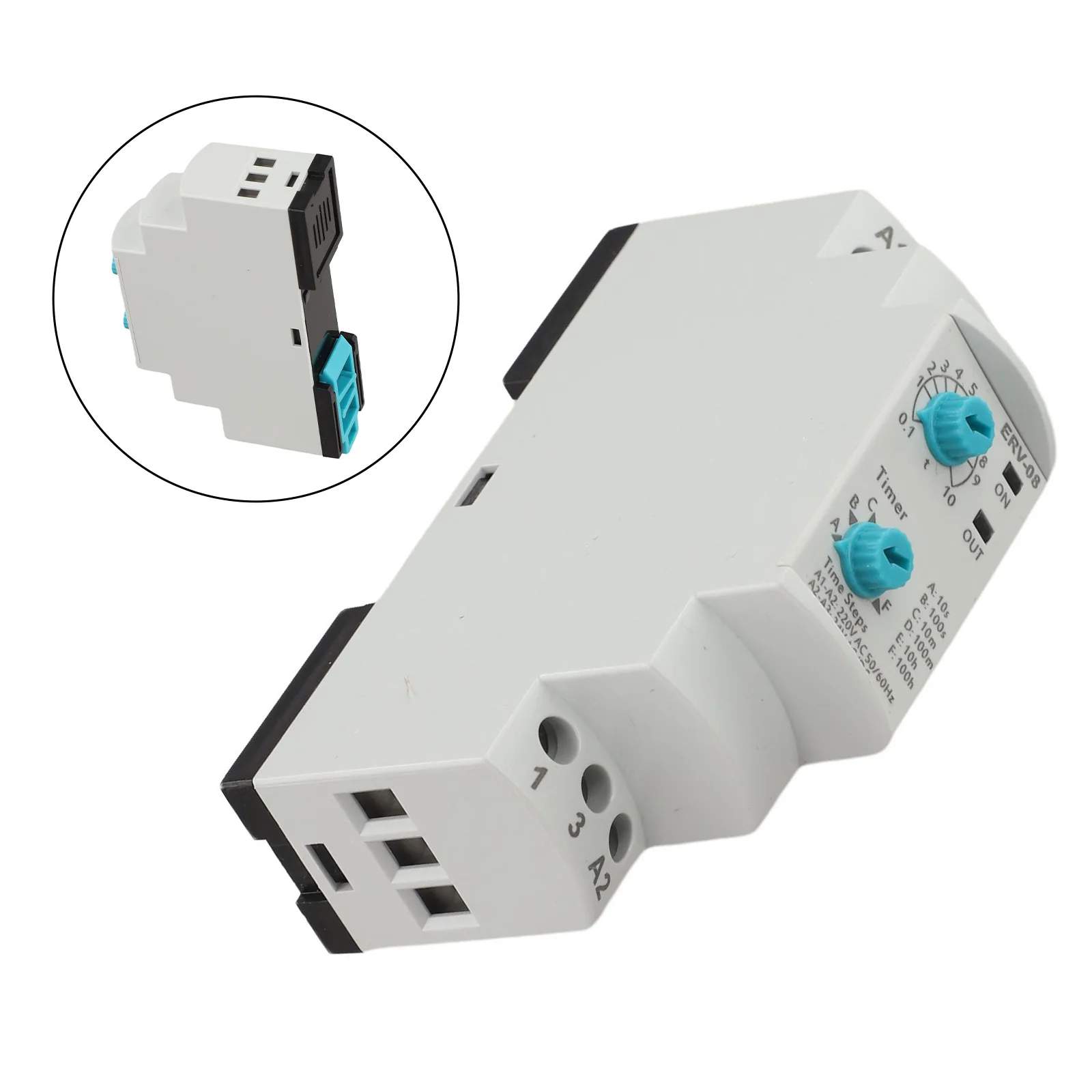 for Dsp ERV08 Electronic Adjustable Delay Time Relay with 0 1 Seconds to 100 Hours Time Control Range for Factories and Homes