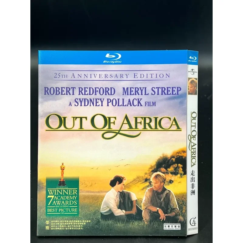 Out of Africa New BD Blu-ray Unopened Box Collector's Edition Movie Duration 161 Minutes