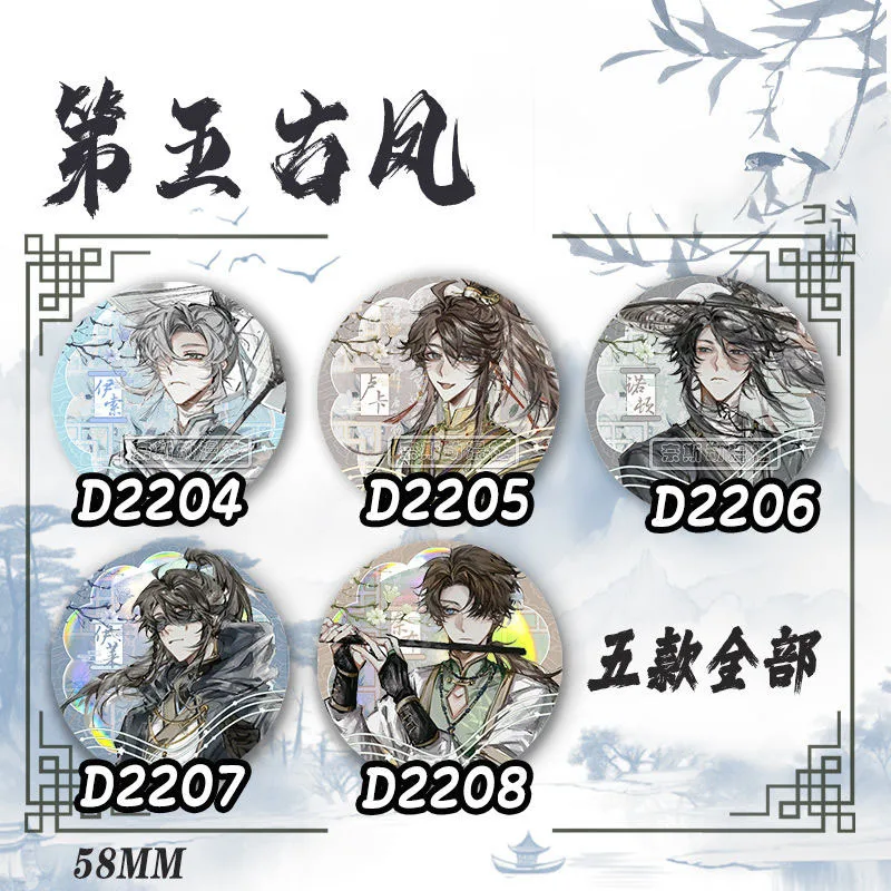 

Периферийный значок пятой личности, старинный значок Luca Isonodon Eleneb Prisoner Doujin Millet Collection