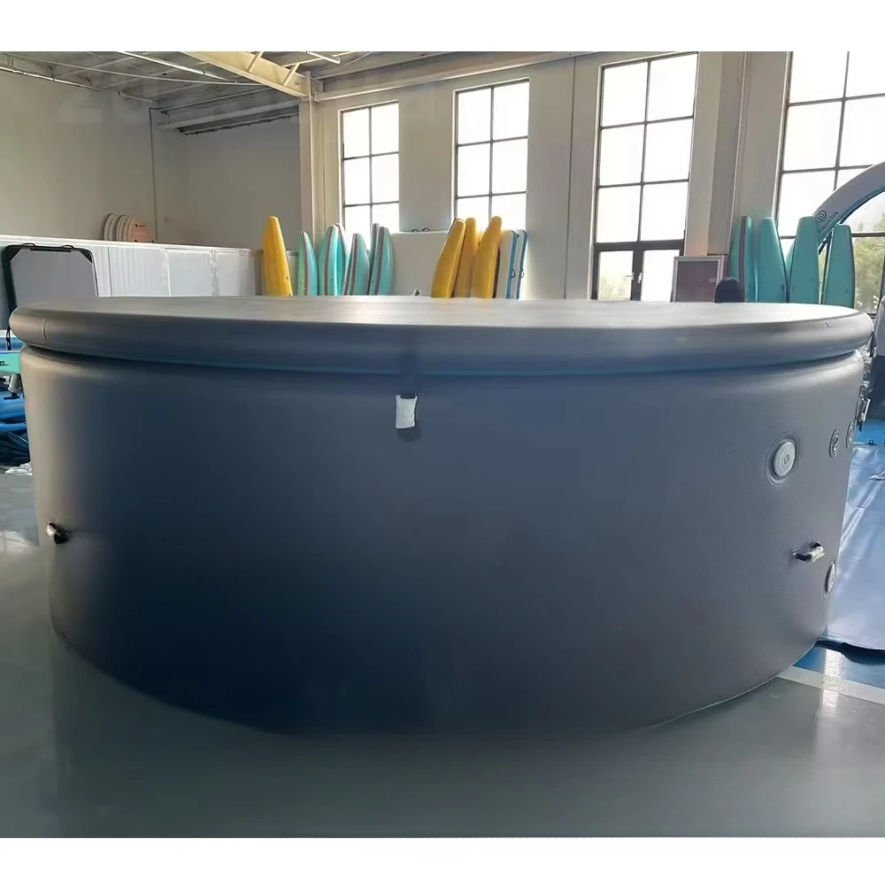 For 6 Person Inflatable Swimming Pool Big Size Inflatable Spa  Drop Stitch High Quality Summer Outdoor Pool m