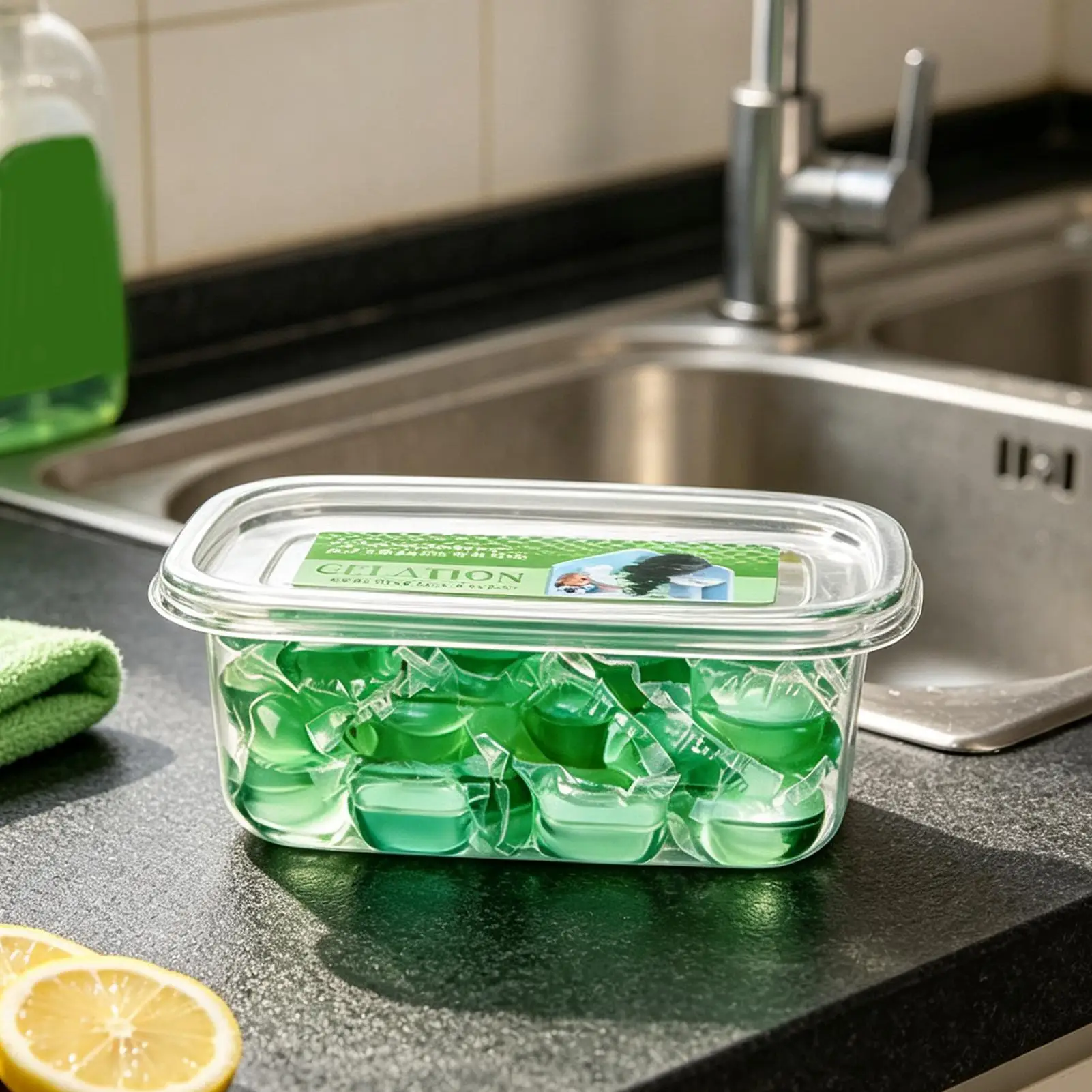 Sink Smell Eliminator 30 Granules Smell Remover Gnat Plumbing Pods Water-soluble Sink Refresher for Kitchen Bathroom Bathtub