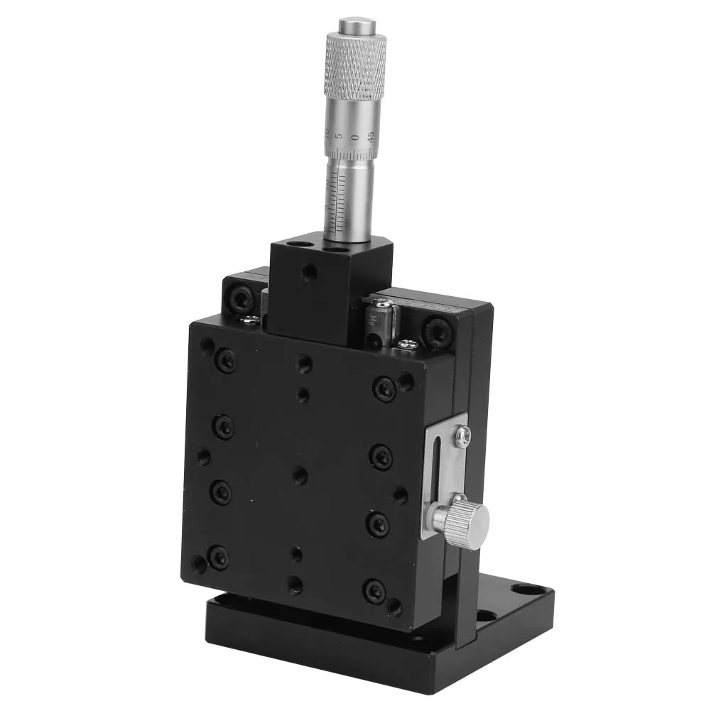 Manual Linear Stages Trimming  SEMZL60-ACR Manual Slide Table Trimming  Linear Stage  Roller  60*60mm