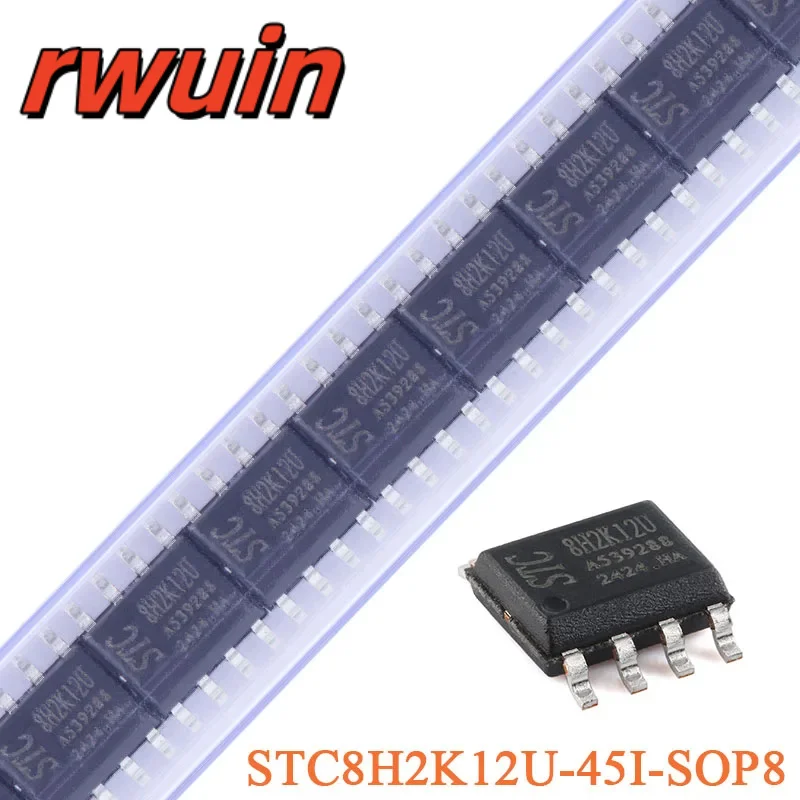 10Pcs/5Pcs STC8H2K12U-45I-SOP8 8H2K12U STC8H2K12U-45I STC8H2K12U High-speed 8051 Core 1T Microprocessor Microcontroller Chip
