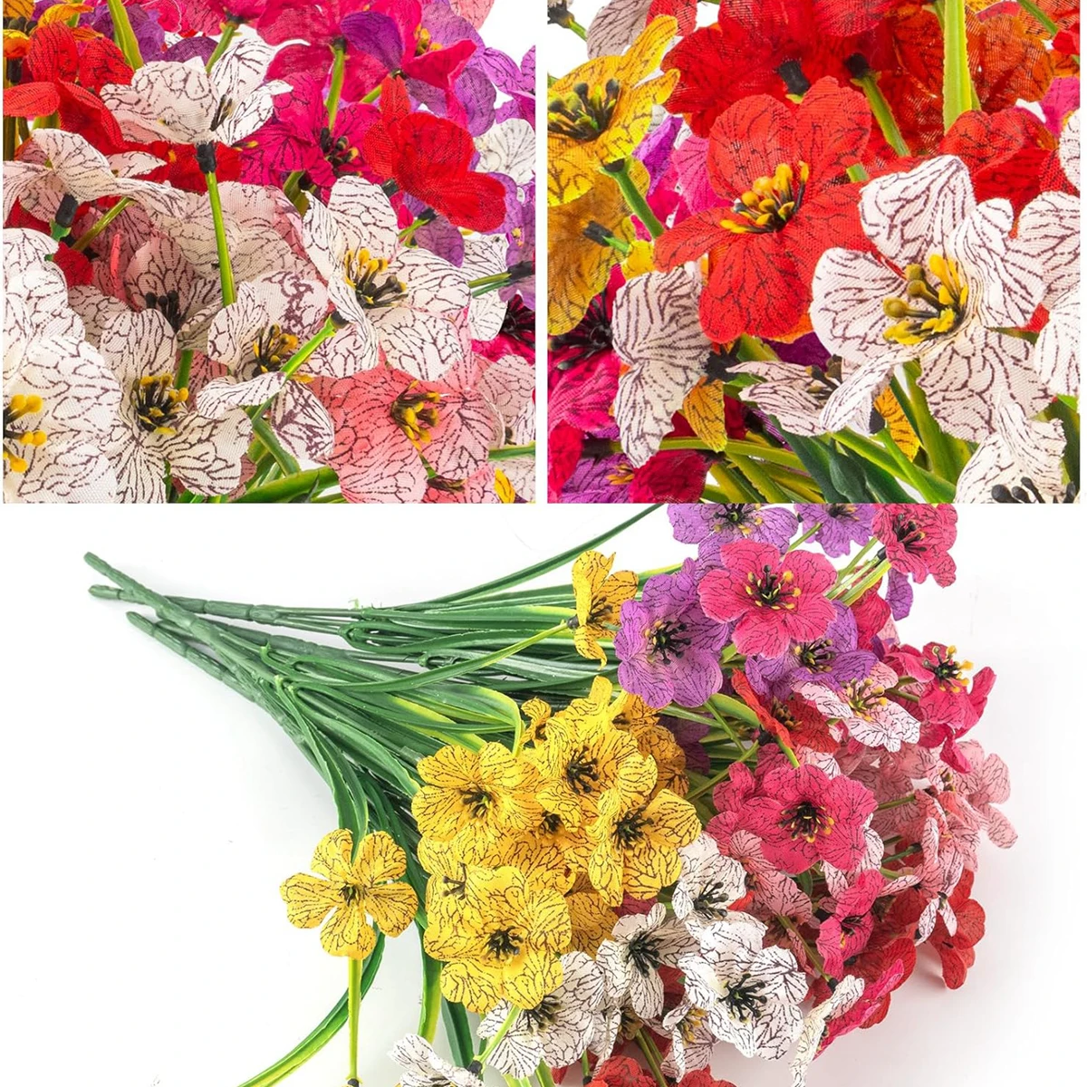 1PC Künstliche Blumen Wasserpflanzen Gefälschte Kunststoff Blumen Hause Ornamente Outdoor Garten Festival Decor DIY Hochzeit Halle Dekor
