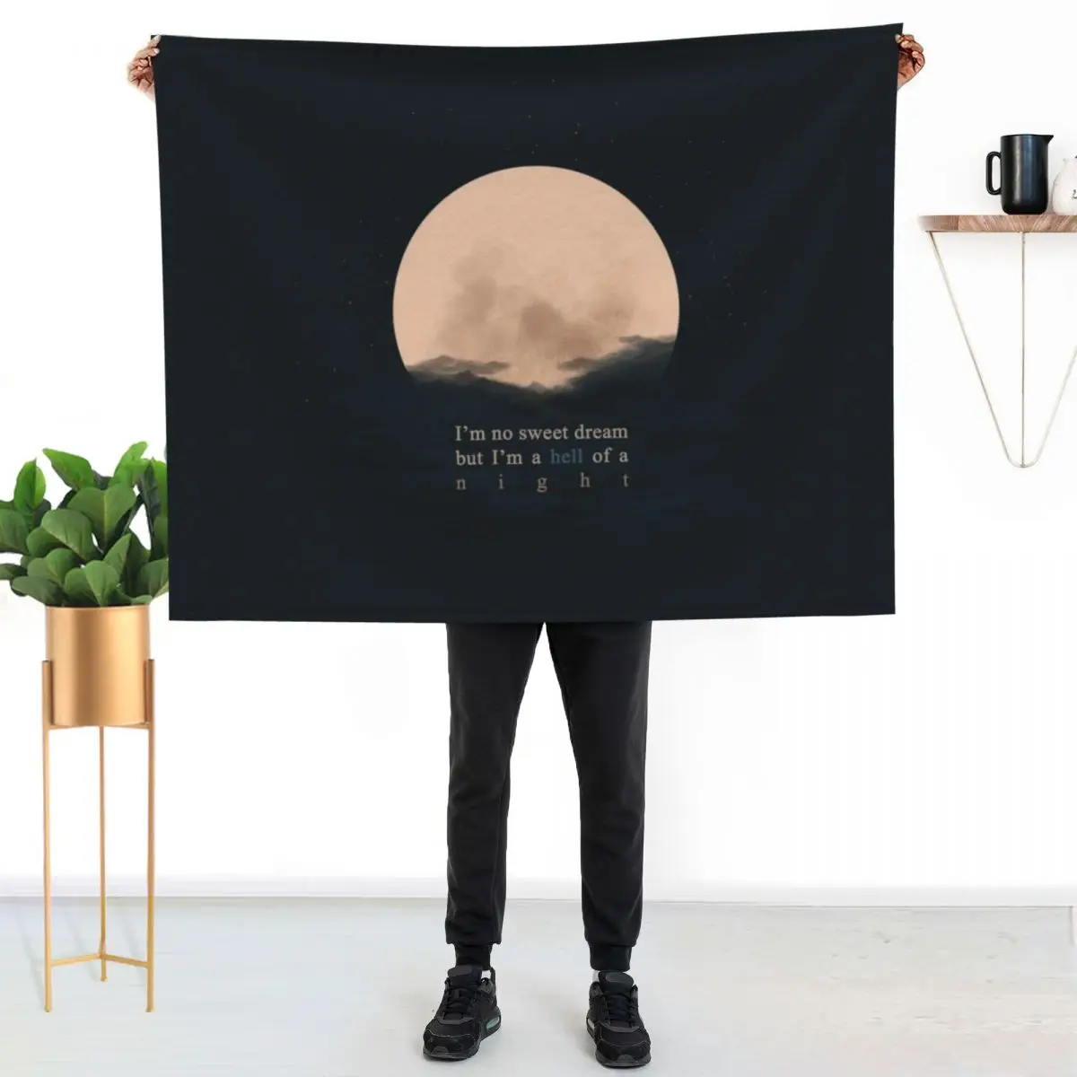 No sweet dream; Throw Blanket Decorative Soft Throw Blanket for Couch Sofa
