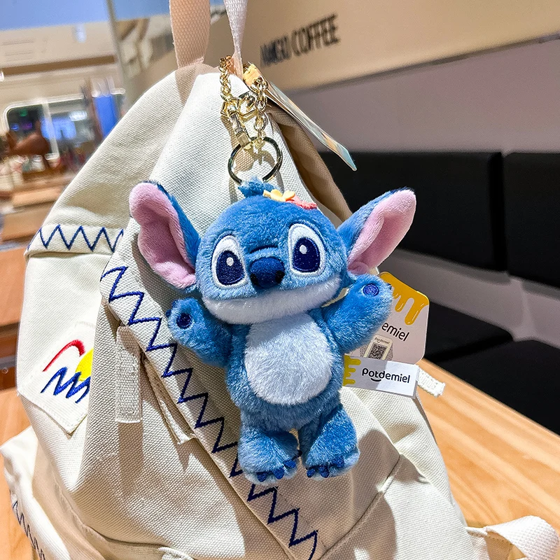 

Lilo & Stitch Coconut-Holding Stitch Plush Toy / Backpack Charm / Keychain - A Perfect Birthday Gift Souvenir for Girls
