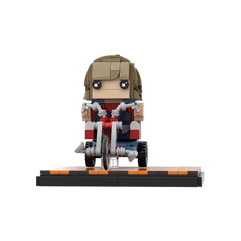 The Shining Danny Torrance Building Blocks Kit Classic Horror Movie Danny Big Wheel and Hexagonal Carpet Scene Toy Adult Gift - view 3