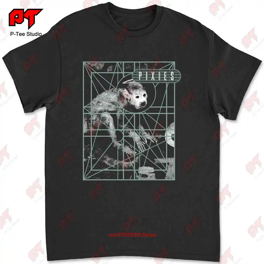 The Pixies Monkey Grid Punk Indie Alternative Rock Music Band T-shirt YR4V