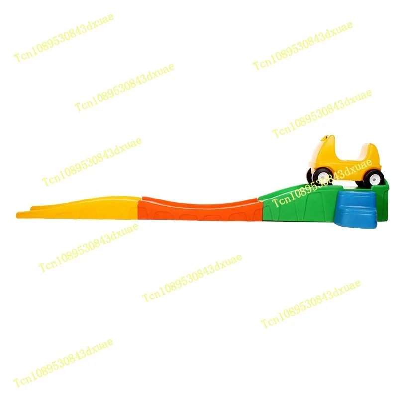 Three-section sliding lane rail car slide Trolley sliding sled slide