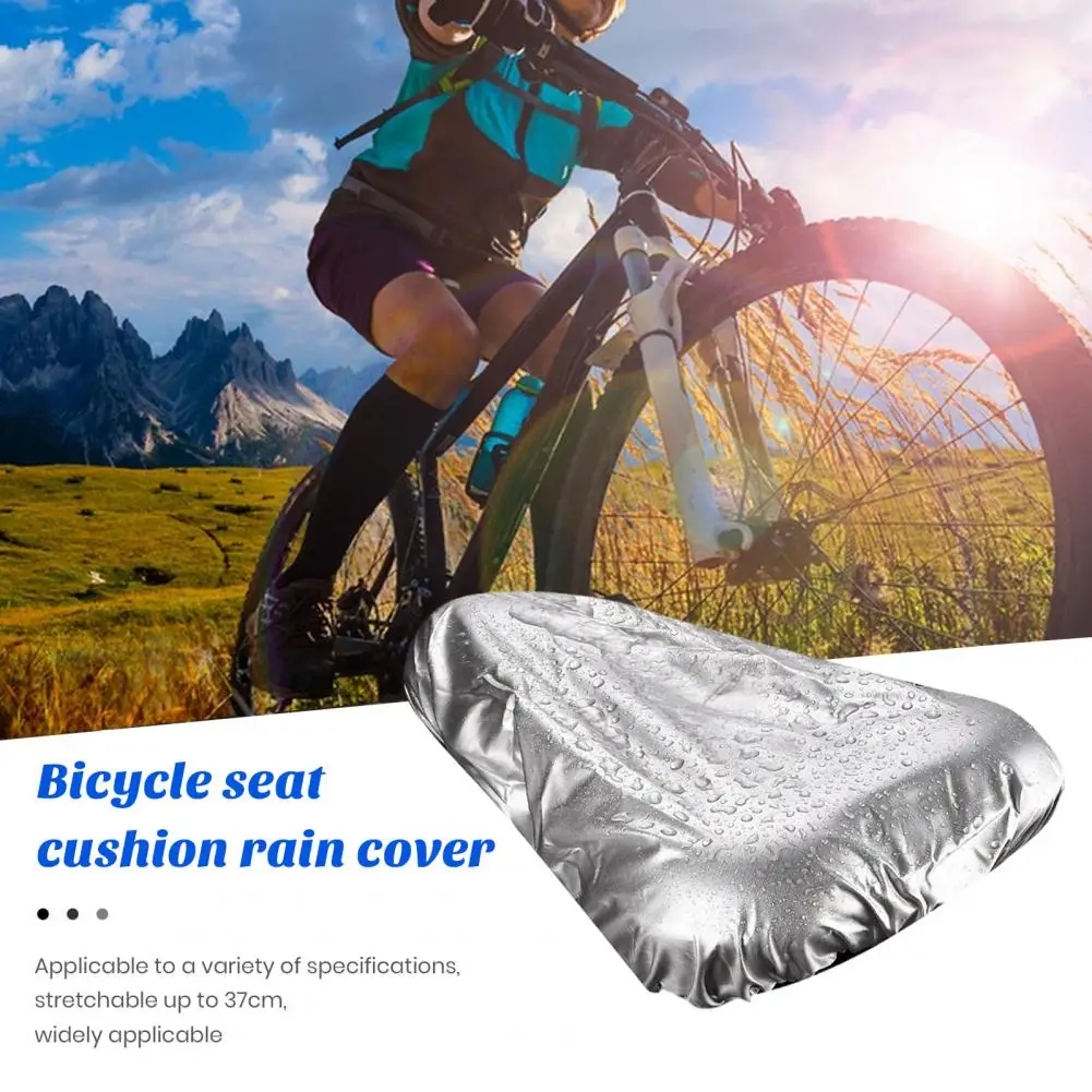 

33*30cm Bicycle Seat Rain Cover Waterproof PVC Foldable MTB Mountain Road Bike Saddle Cushion Dust Snow Sun Protection Cover