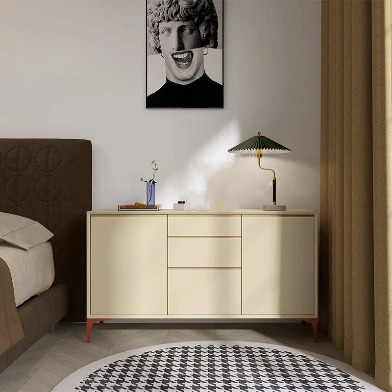 خزانة شاي متعددة الوظائف خزانة مشروبات تخزين بسيط خزانة جانبية لغرفة المعيشة المنزلية خزانة تخزين جدار المطبخ