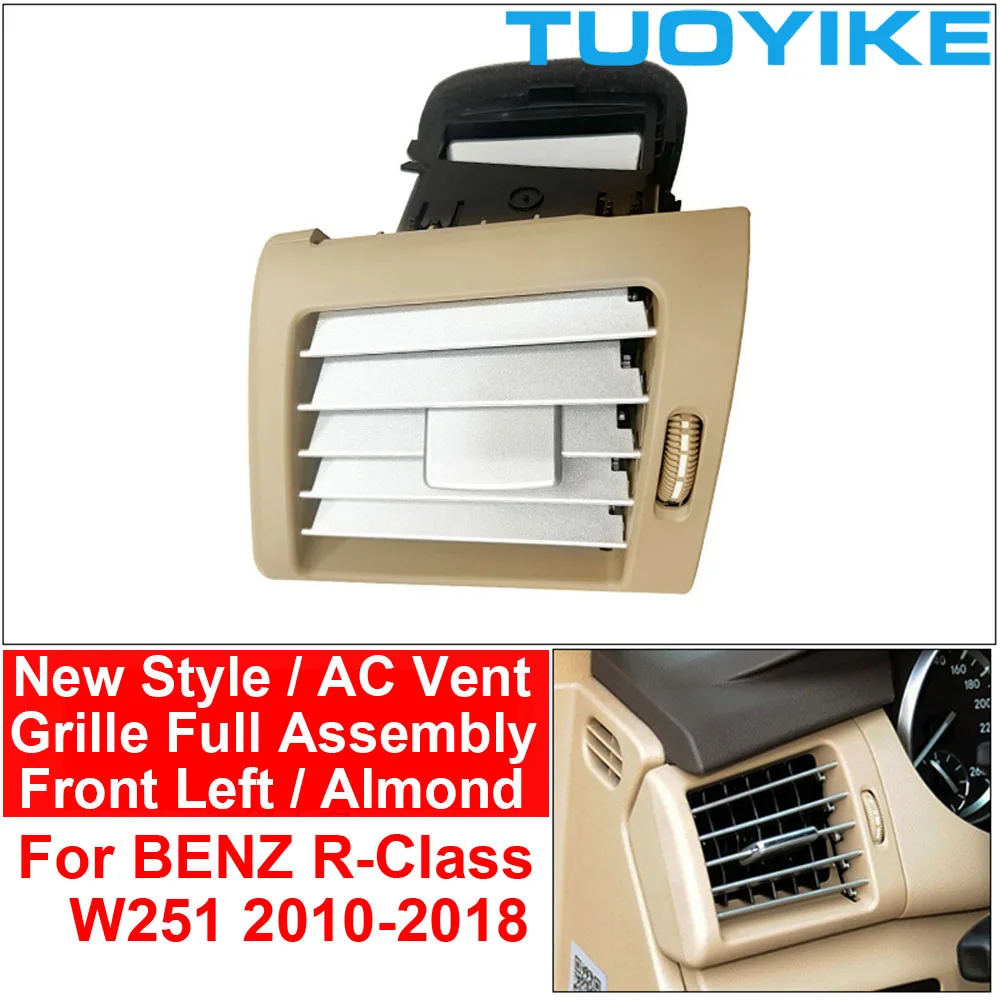 Car Front Left Right Middle Central AC Air Vent Grille Outlet Panel Repair Full Assembly For BENZ W251 R-CLASS R300 R320 R350