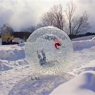 Boule de zorb débarcommerciale, boule de zorb pour la terre et l'eau, boule de zorb de hamster humain, diamètre de 3m