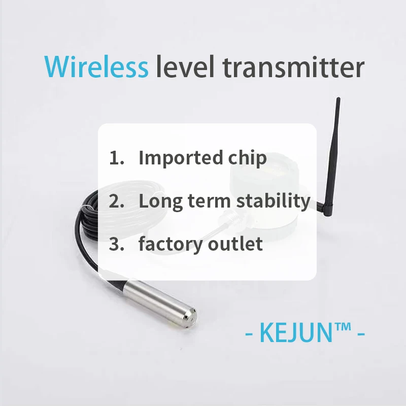Submersible Liquid Level Sensor Water Tank Pressure Transmitter Wireless liquid level gauge