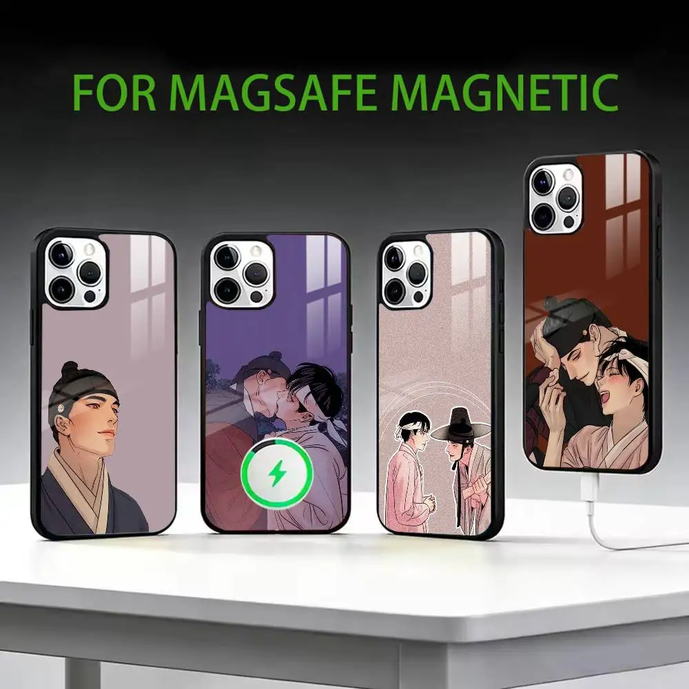 

Painter The-w-Nights-Anime Phone Case For iPhone17,16,15,14,13,12,11 Plus,Pro Max Magnetic For Magsafe Wireless Charging