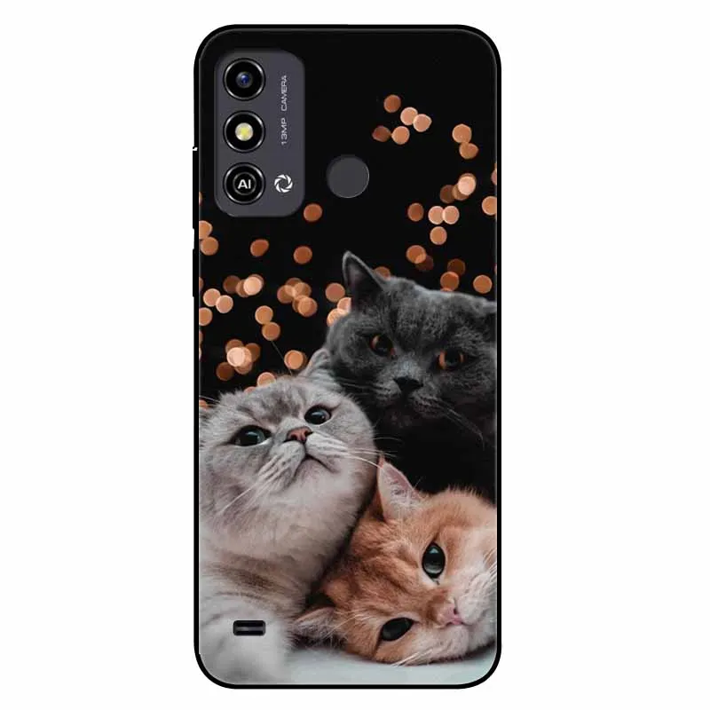 For ZTE Blade A53 Pro / A53+ Case TPU Soft Protective Fashion Silicone Back Covers For ZTE Blade A53 Plus Animal A53Pro Capas
